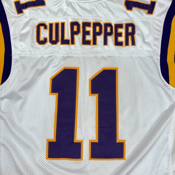 2004 Reebok NFL Minnesota Vikings Daunte Culpepper Authentic Away Jersey Size 52 - Picture 12 of 13